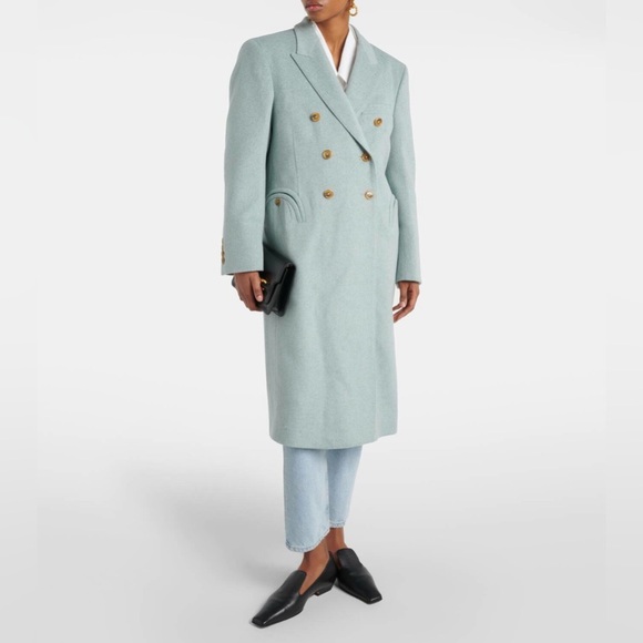 Blaze Milano ARYA wool overcoat, aqua - Picture 1 of 16